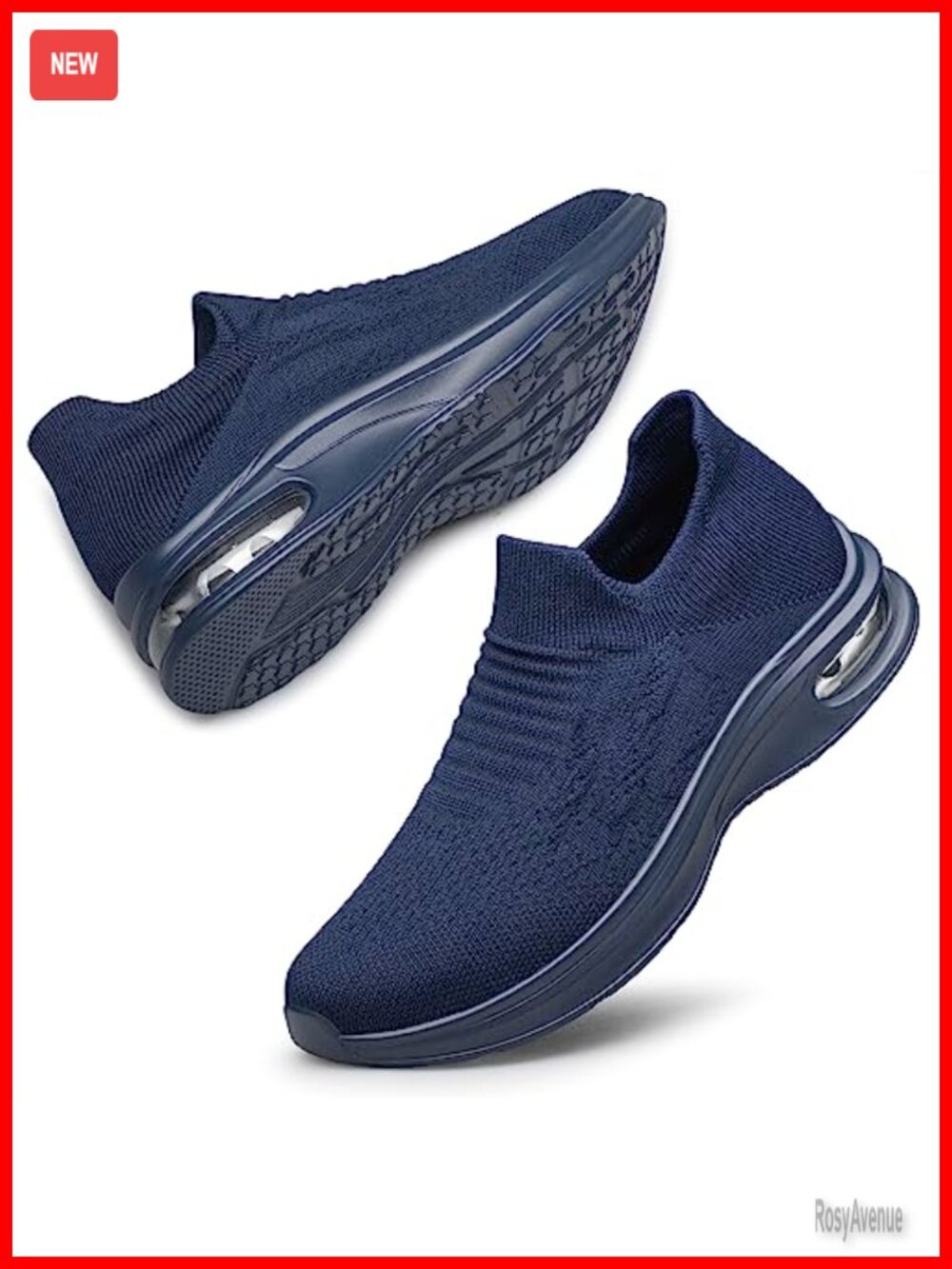 Womens Lightweight Breathable Slip On Walking Sneakers Athletic Gym Shoes